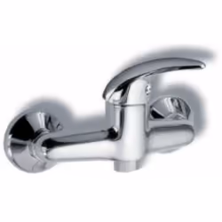 Miscelatore a muro per doccia senza accessori comando: con leva colore: cromato cartuccia: 35 mm la confezione non contiene l ...