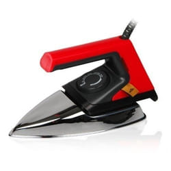 Eta 724690000 Ferro a secco Acciaio inossidabile 1000 W Rosso, Acciaio inox