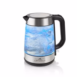 Eta ETA615390000, 1,7 L, 2200 W, Nero, Acciaio inox, Trasparente, Vetro, Acciaio inox, Indicatore del livello dell'acqua, Arr ...