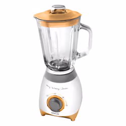 Sencor SBL 4370, Frullatore da tavolo, 1,5 L, Funzione PULSE, Tritaghiaccio, 500 W, Arancione, Bianco