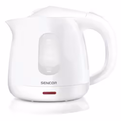 Sencor SWK 1010WH, 1 L, 1100 W, Bianco, Plastica, Acciaio inox, Termostato regolabile, Indicatore del livello dell'acqua
