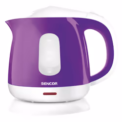 Sencor SWK 1015VT, 1 L, 1100 W, Viola, Plastica, Acciaio inox, Termostato regolabile, Indicatore del livello dell'acqua