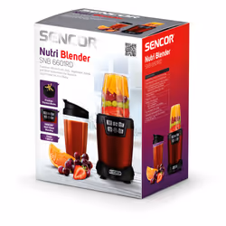 Sencor SNB 6601RD 1 L Frullatore per sportivi 1200 W Nero, Rosso - Vista aggiuntiva 5