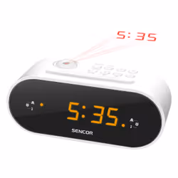 Sencor SRC 3100 W, Orologio, Digitale, FM, 87,5 - 108 MHz, LED, 2,29 cm (0.9")