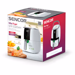 Sencor SFR 5320WH Singolo 3 L Indipendente 1400 W Nero, Bianco - Vista aggiuntiva 6