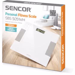 Sencor SBS 5051WH bilance pesapersone Rettangolo Bianco Bilancia pesapersone elettronica - Vista aggiuntiva 7