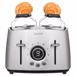 Sencor STS 5070SS tostapane 9 4 fetta/e 1600 W Acciaio inox - Vista aggiuntiva 6