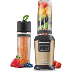Sencor SBL 7177CH frullatore 0,6 L Frullatore per sportivi 800 W Nero, Champagne