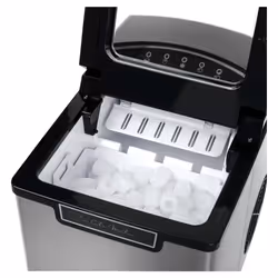 Sencor SIM 3500SS macchina per cubetti di ghiaccio Macchina per ghiaccio portatile 12 kg/24h 105 W Nero, Argento - Vista aggiuntiva 5