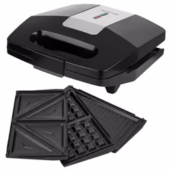 Sencor SSM 9410SS tostiera 700 W Nero, Argento