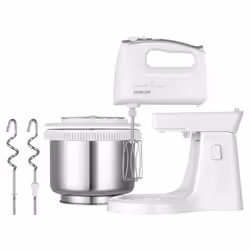 Sencor SHM 6206SS sbattitore Sbattitore manuale 500 W Acciaio inox, Bianco