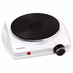 Sencor SCP 1503WH, Bianco, Superficie piana, 24 cm, Piastra sigillata, Di ghisa, 1 Fornello(i)