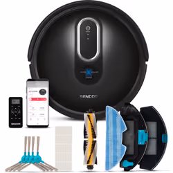 Sencor SRV 6250BK-EUE3 aspirapolvere robot 0,475 L Senza sacchetto Nero