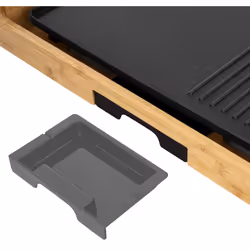 Sencor SBG 206BK griglia di cottura elettrica 1800 W Bamboo, Nero - Vista aggiuntiva 4