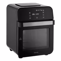 Sencor SFR 5510BK, Friggitrice ad aria calda, 12 L, 60 °C, 200 °C, 60 min, Singolo