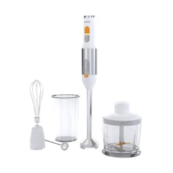 Sencor - Frullatore a Immersione Multifunzione Ultra-Potente 1200W Lame in Titanio Bianco