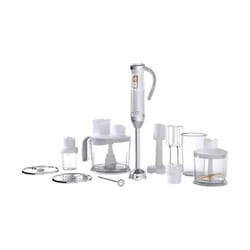 Sencor - shb 6551WH Mixer 10in1 1500w Quadblade in Titanio con accessori Bianco