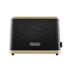 Sencor STS 7501BK tostapane 7 2 fetta/e 930 W Nero, Oro