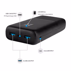 FIXED FIXZEN-20-BK batteria portatile - Vista aggiuntiva 5