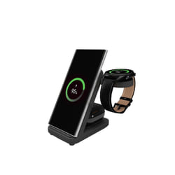 FIXED FIXPOS-SA-BK Caricabatterie per dispositivi mobili Orologio intelligente, Smartphone, Cuffie Nero USB Carica wireless Ricarica rapida Interno