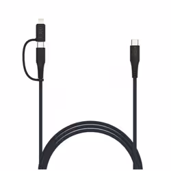 FIXED FIXDB-CCL2-GR cavo USB USB 2.0 2 m USB C USB C/Lightning Nero - Vista aggiuntiva 2