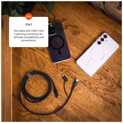 FIXED FIXDB-CCL2-GR cavo USB USB 2.0 2 m USB C USB C/Lightning Nero - Vista aggiuntiva 6