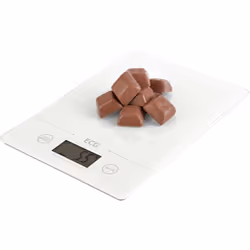 ECG KV 117 SLIM, Bilancia da cucina elettronica, 5 kg, Bianco, Vetro, LCD, 3 V