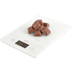 ECG KV 117 SLIM Bianco Bilancia da cucina elettronica
