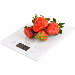 ECG KV 117 SLIM Bianco Bilancia da cucina elettronica
