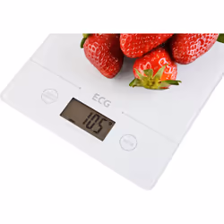 ECG KV 117 SLIM Bianco Bilancia da cucina elettronica