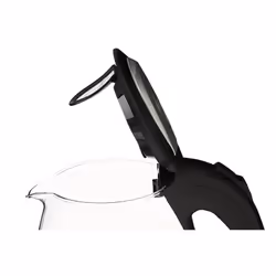 ECG RK 1776 bollitore elettrico 1,7 L 2200 W Nero, Argento, Trasparente