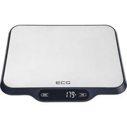 ECG KV 215 S bilancia da cucina Nero, Acciaio inox Superficie piana Rettangolo Bilancia da cucina elettronica
