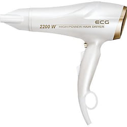ECG VV 2200 asciuga capelli 2200 W Oro, Bianco