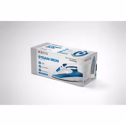 ECG NZ 322 Auto-Off Ferro da stiro a secco e a vapore Piastra in Ceramica 2200 W Blu, Bianco - Vista aggiuntiva 7