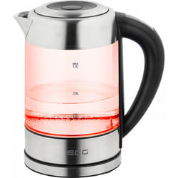 ECG RK 1777 bollitore elettrico 1,7 L 2200 W Nero, Acciaio inox