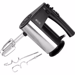 ECG Hand mixer RS 5011, Sbattitore manuale, Nero, Acciaio inox, Sbattitura, Impasto, 0,85 m, Pulsanti, 85 dB
