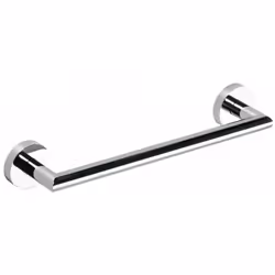 Porta asciugamani 355 mm finitura cromata materiale ottone cromato dimensioni 355 × 55 × 65 mm installazione mediante perfora ...