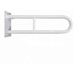 Bemeta - Corrimano sollevabile a u help 81,3 cm, metallo, bianco (301102084)