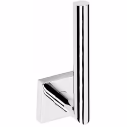 Portarotolo di riserva finitura cromata materiale ottone cromato dimensioni 55 × 165 × 65 mm installazione mediante perforazi ...