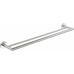 Bemeta - Sapho x-steel - Portasciugamani doppio, lunghezza 66 cm, acciaio inox XS403