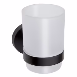 Dettagli del portabicchieri da parete Bemeta DARK: Dimensioni: 7x9,5x10,5cm Materiale: ottone nero e vetro Montaggio a parete ...