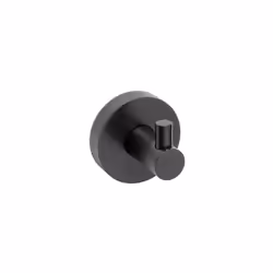 Gancio da parete singolo DARK: Dimensioni: 5,5cm x 5,5cm x 5cm Materiale: ottone nero Installazione a parete - Kit di fissagg ...