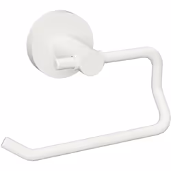 Porta carta igienica X-Round Bianco versione bianca materiale: ottone dimensioni 140 × 95 × 90 mm senza coperchio installazio ...