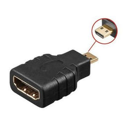 PremiumCord HDMI - microHDMI F/M Nero