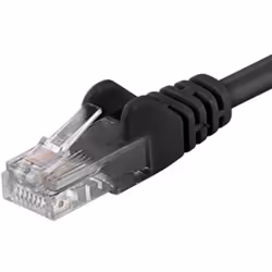 PremiumCord Patch cable UTP RJ45-RJ45 level 5e 5m bl, 5 m, Cat5e, U/UTP (UTP), RJ-45, RJ-45, Nero