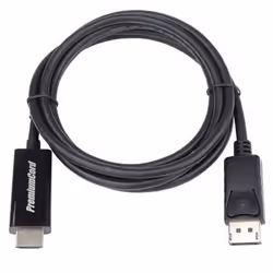 PremiumCord KPORTADK01-01, 1 m, DisplayPort, HDMI, Maschio, Maschio, Dritto