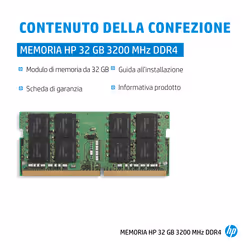 HP 32 GB 3200MHz DDR4 memoria - Vista aggiuntiva 4