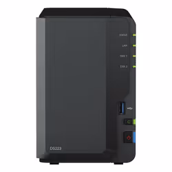 Synology DiskStation DS223, NAS, Mini Tower, Realtek, RTD1619B, 2 GB, DDR4
