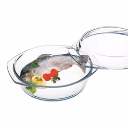 Bohemia Cristal 021 001 005, Pirofila casseruola, Rotondo, Trasparente, 1 pz, 2,5 L, 249 mm