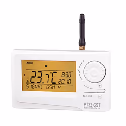 ELEKTROBOCK PT 32 GST, Bianco, IP20, 0,1 °C, Ceco, Tedesca, Inglese, Polacco, Russo, Slovacco, Manopola, LCD